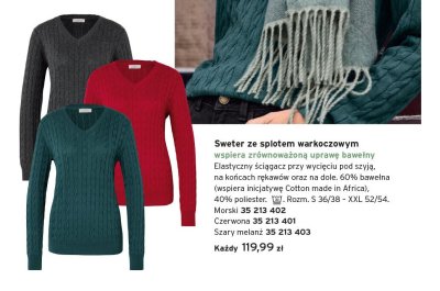 Sweter promocja w Tchibo
