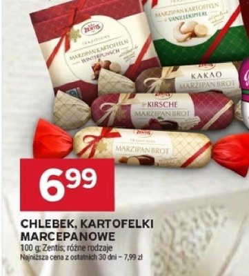 Chlebek, kartofelki marcepanowe Zentis promocja w Stokrotka