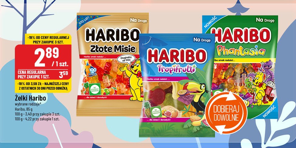 Żelki Haribo tropifrutti promocja