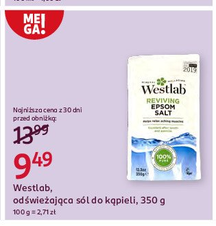 Sól odświeżająca epsom Westlab promocja w Rossmann