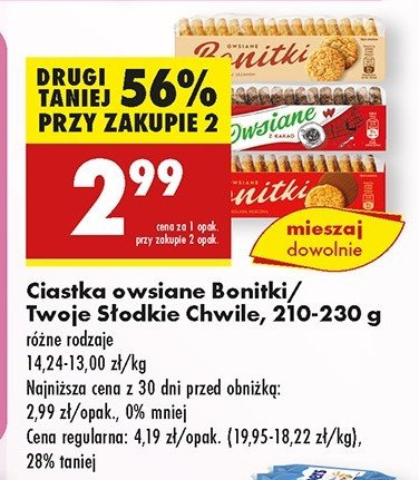 Ciastka owsiane z kakao Twoje s艂odkie chwile promocja