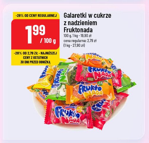 Cukierki galaretka Fruktonada promocja w POLOmarket