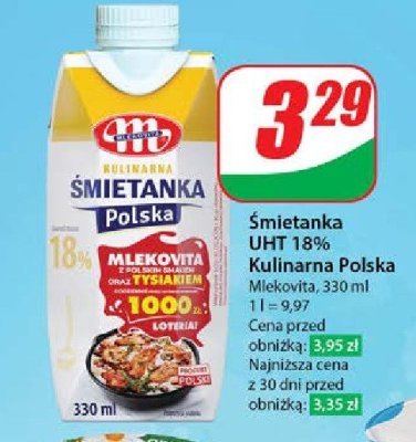 艢mietanka wypasiona 18% kulinarna Mlekovita promocja