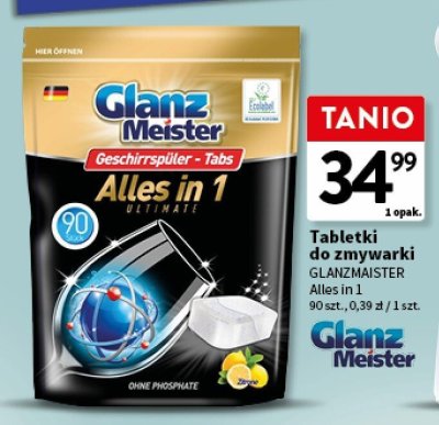 Tabletki do zmywarki GLANZMEISTER Alles in 1 promocja w Intermarche