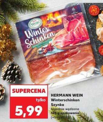 Szynka Winterschinken łagodnie wędzona promocja w Kaufland