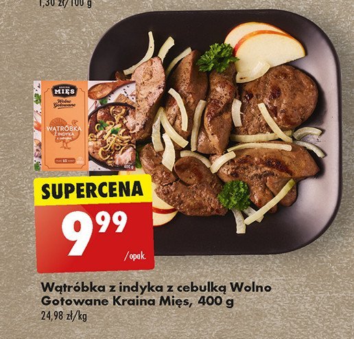 Wątróbka z indyka z cebulką Kraina mięs promocja