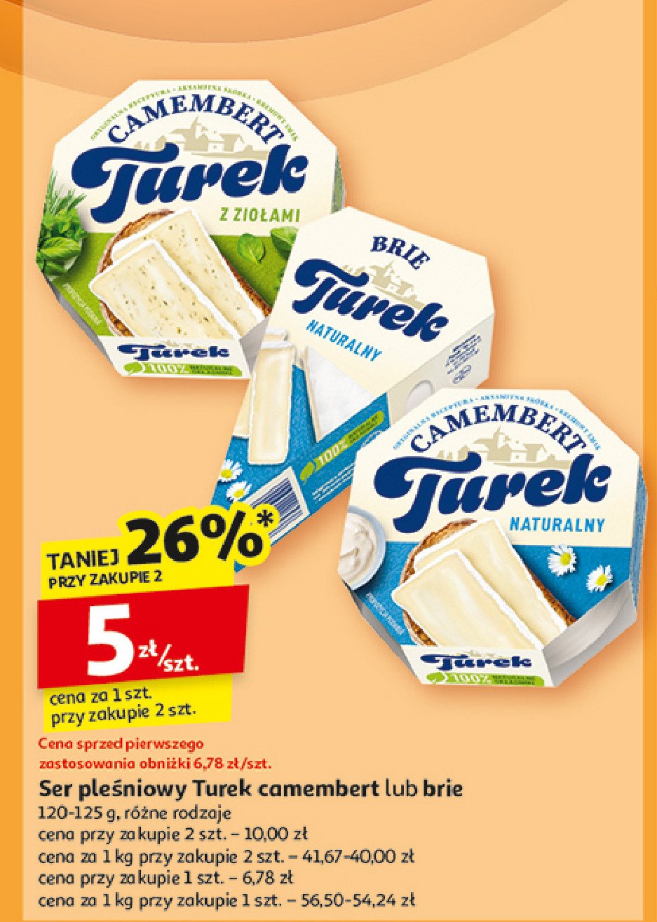 Ser camembert z ziołami Turek naturek promocja