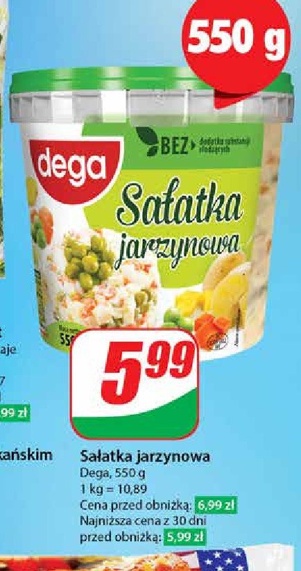 Sałatka jarzynowa Dega promocja