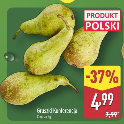 Gruszki Konferencja promocja w Aldi