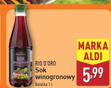 Sok winogronowy Rio d'oro promocja