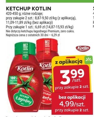 Ketchup Kotlin  promocja w Stokrotka