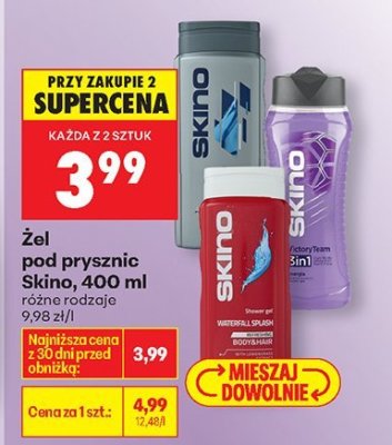 Żel pod prysznic Skino 400 ml różne rodzaje promocja w Biedronka