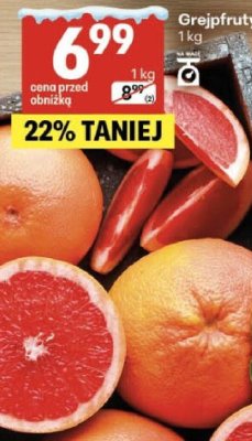Grejpfruty czerwone Delikatesy Centrum promocja w Delikatesy Centrum