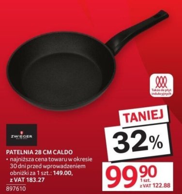 Patelnia ZWINGER 28 cm CALDO promocja w Selgros