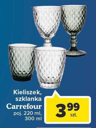 Szklanka 300 ml Carrefour promocja