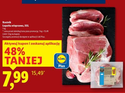 Łopatka wieprzowa Rzeźnik Łopatka wieprzowa, XXL promocja w Lidl