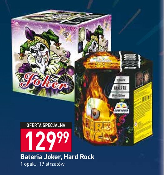 Bateria 19 strzałowa hard rock SUPER POWER promocja