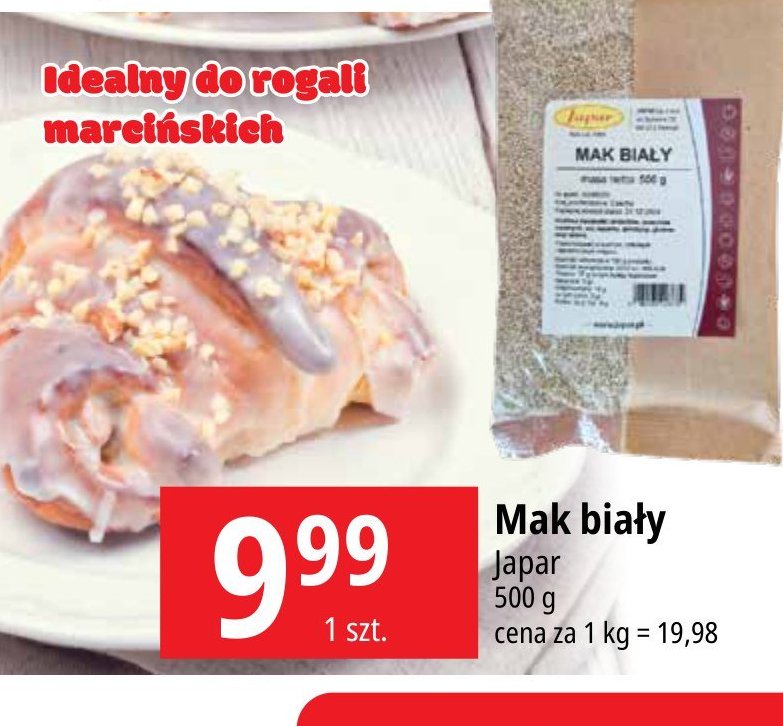 Mak bia艂y Japar promocja