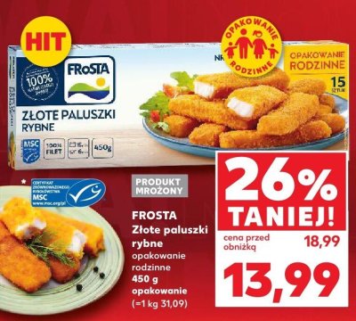 Paluszki rybne Złote promocja w Kaufland