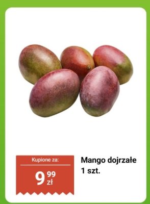 Mango dojrzałe 1 szt. promocja w Biedronka
