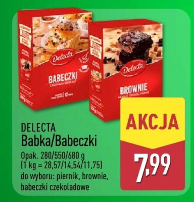 Babka/babeczki DELECTA promocja w Aldi