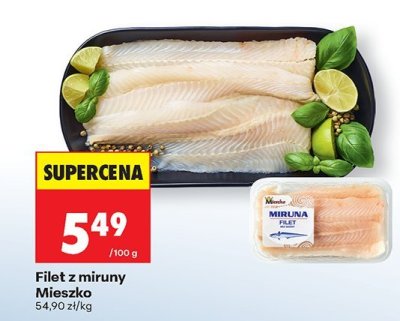 Filet z miruny Mieszko promocja w Biedronka