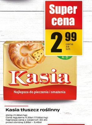 Kasia tłuszcz roślinny promocja w Supeco