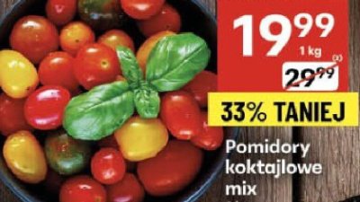 Pomidory koktajlowe mix 1 kg promocja w Delikatesy Centrum