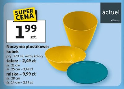 Miska plastikowa 14 cm 500 ml Actuel promocja
