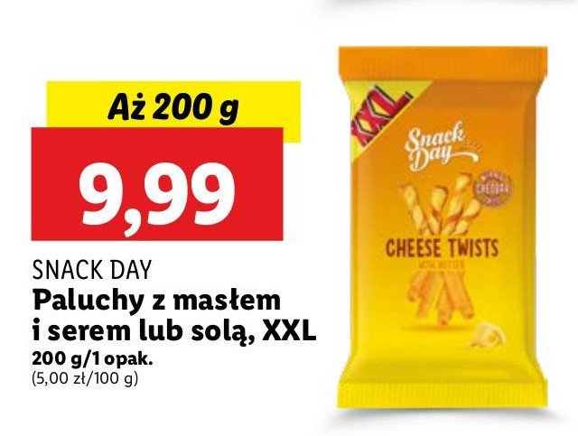 Paluchy z masłem Snack day promocja w Lidl