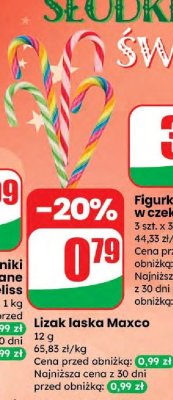 Lizak laska Maxco promocja w Dino