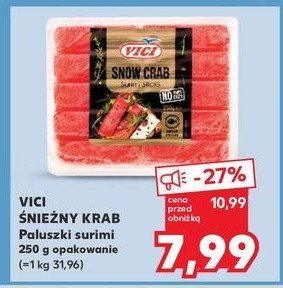 Paluszki krabowe surimi Vici promocja