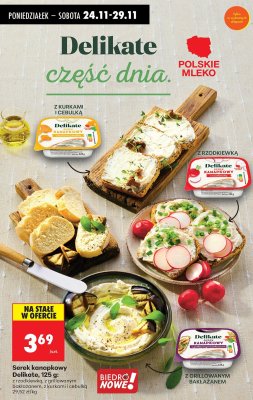 Serek kanapkowy z rzodkiewką promocja w Biedronka