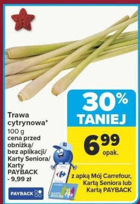 Trawa cytrynowa promocja w Carrefour Market