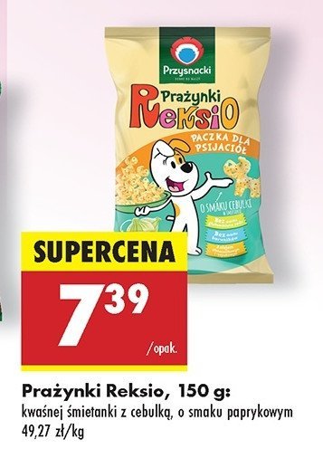 Prażynki reksio cebulka w śmietanie Przysnacki promocja