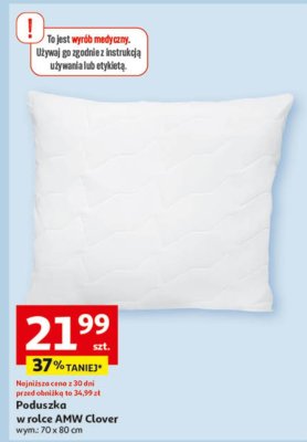 Poduszka w rolce AMW Clover promocja w Auchan