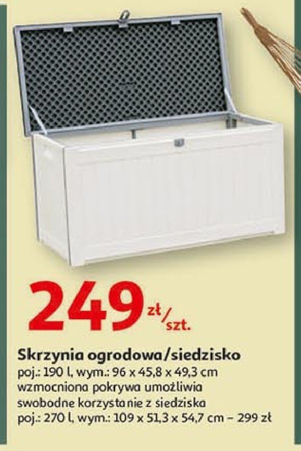 Skrzynia ogrodowa 190 l promocja