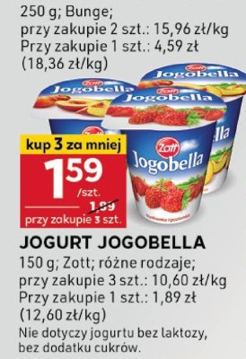 Jogurt Jogobella promocja w Stokrotka