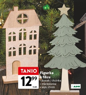 Figurka z filcu domek / choinka promocja w Intermarche