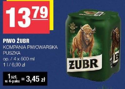Piwo Żubr promocja w SPAR