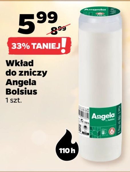 Wkład olejowy do zniczy Angela promocja