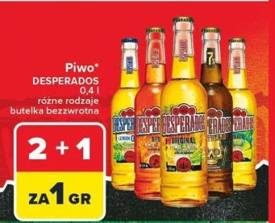 Piwo Desperados promocja w Carrefour