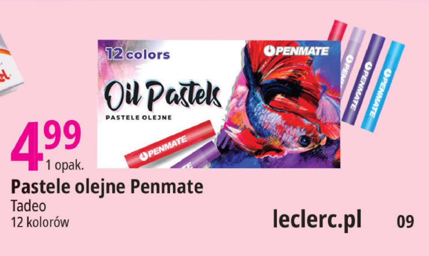 Pastele olejne 12 kolor贸w Penmate promocja