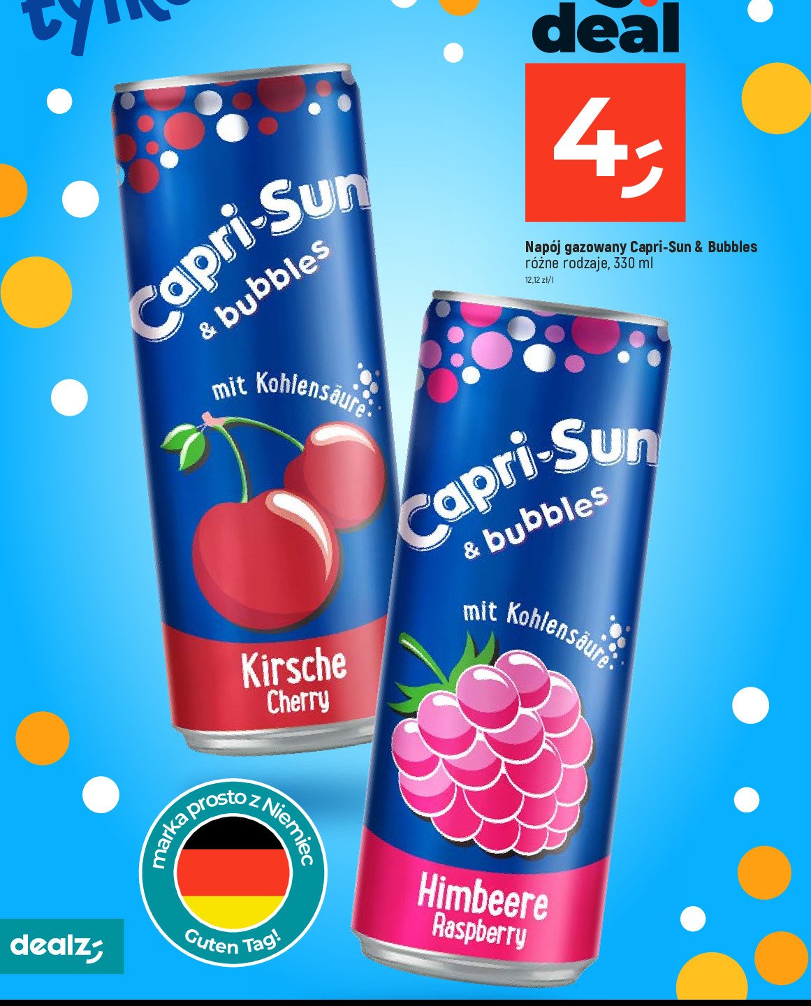 Napój malinowy Capri-sun promocja
