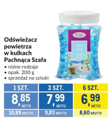 Odświeżacz powietrza w kulkach Pachnąca Szafa różne rodzaje promocja w Makro