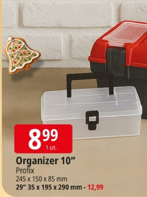 Organizer 10" Profix 245 x 150 x 85 mm promocja w Leclerc