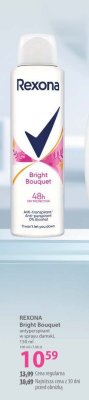 Antyperspirant w sprayu damski REXONA Bright Bouquet promocja w Hebe