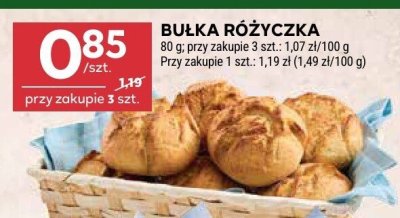 Bułka Różyczka promocja w Stokrotka