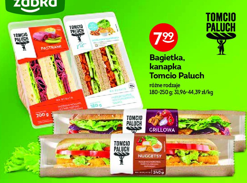 Bagietka nuggetsy Tomcio paluch promocja