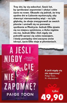 Książka "A jeśli nigdy cię nie zapomnę?" promocja w Kaufland